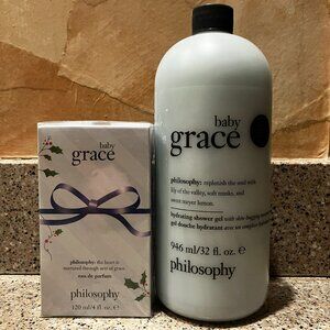 Philosophy Baby Grace Eau de Parfum & Jumbo Bath Shower Gel!! Sealed